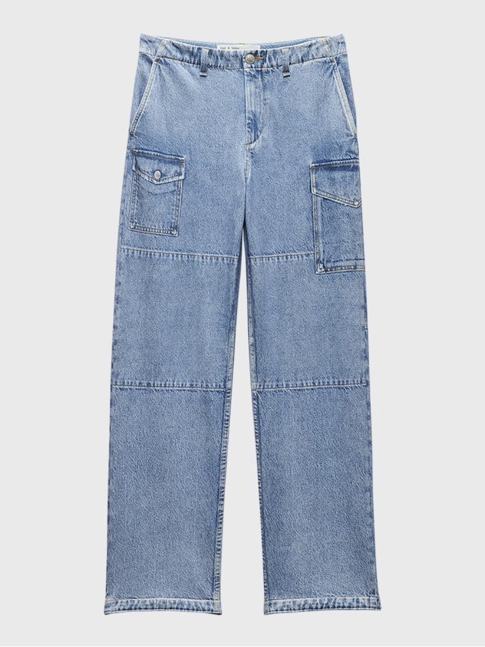 rag & bone Miramar Nora Cargo Jeans Light Wash Jeans Size 29